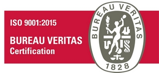 Veritas logo certification iso 9001/2015