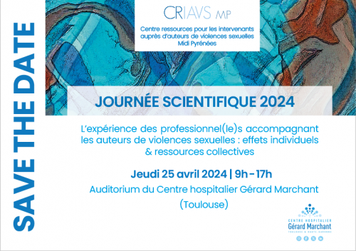 Journée scientifique du CRIAVS 2024  - SAVE THE DATE
