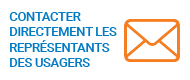 Bouton Contact représentants Usagers